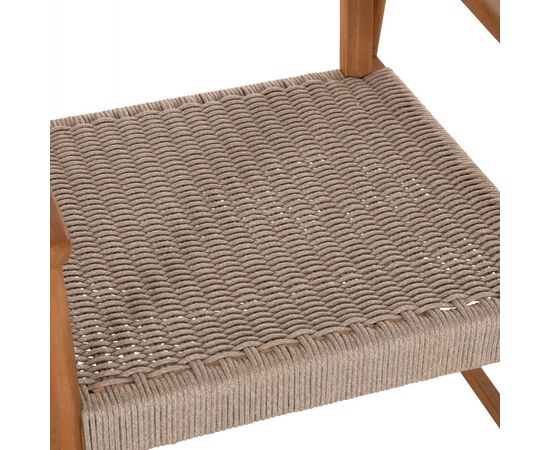 ΠΟΛΥΘΡΟΝΑ ΤΡΑΠΕΖΑΡΙΑΣ ROBIN HM18351 ΞΥΛΟ TEAK & ΣΧΟΙΝΙ VIRO ΦΥΣΙΚΟ 53,5x60x78Υεκ - ΚΑΡΕΚΛΕΣ - ΠΟΛΥΘΡΟΝΕΣ ΕΣ. στο Milonadakis.gr