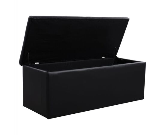 ΣΚΑΜΠΟ PU ΜΕ ΑΠΟΘΗΚΕΥΤΙΚΟ ΧΩΡΟ TRISCUBE ΜΑΥΡΟ HM223.01 121x51.5x50Υ εκ. - ΠΟΥΦ - ΣΚΑΜΠΟ - ΜΠΑΟΥΛΟ στο Milonadakis.gr