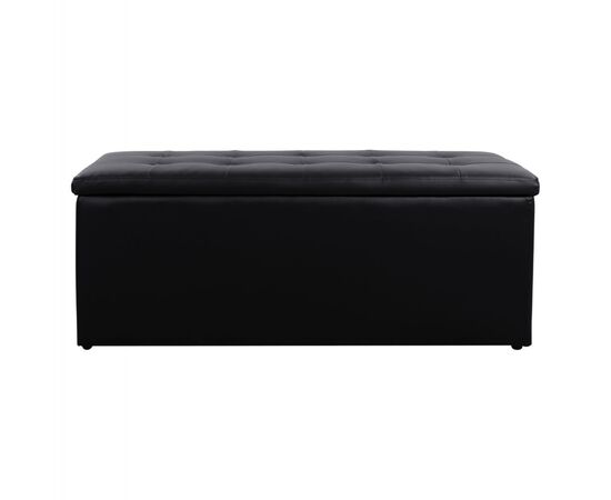 ΣΚΑΜΠΟ PU ΜΕ ΑΠΟΘΗΚΕΥΤΙΚΟ ΧΩΡΟ TRISCUBE ΜΑΥΡΟ HM223.01 121x51.5x50Υ εκ. - ΠΟΥΦ - ΣΚΑΜΠΟ - ΜΠΑΟΥΛΟ στο Milonadakis.gr