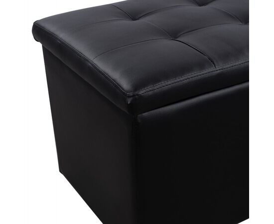 ΣΚΑΜΠΟ PU ΜΕ ΑΠΟΘΗΚΕΥΤΙΚΟ ΧΩΡΟ TRISCUBE ΜΑΥΡΟ HM223.01 121x51.5x50Υ εκ. - ΠΟΥΦ - ΣΚΑΜΠΟ - ΜΠΑΟΥΛΟ στο Milonadakis.gr