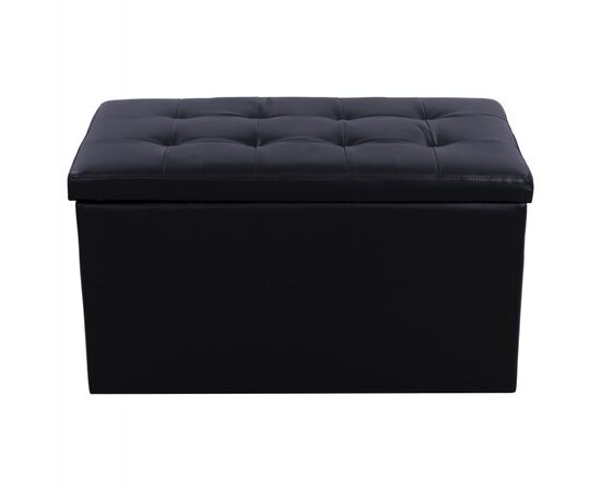 ΣΚΑΜΠΟ-ΜΠΑΟΥΛΟ PU ΜΕ ΑΠΟΘΗΚΕΥΤΙΚΟ ΧΩΡΟ PUNK ΜΑΥΡΟ HM279.01 90x50x52Υ εκ. - ΠΟΥΦ - ΣΚΑΜΠΟ - ΜΠΑΟΥΛΟ στο Milonadakis.gr