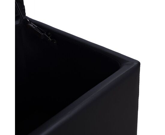 ΣΚΑΜΠΟ-ΜΠΑΟΥΛΟ PU ΜΕ ΑΠΟΘΗΚΕΥΤΙΚΟ ΧΩΡΟ PUNK ΜΑΥΡΟ HM279.01 90x50x52Υ εκ. - ΠΟΥΦ - ΣΚΑΜΠΟ - ΜΠΑΟΥΛΟ στο Milonadakis.gr