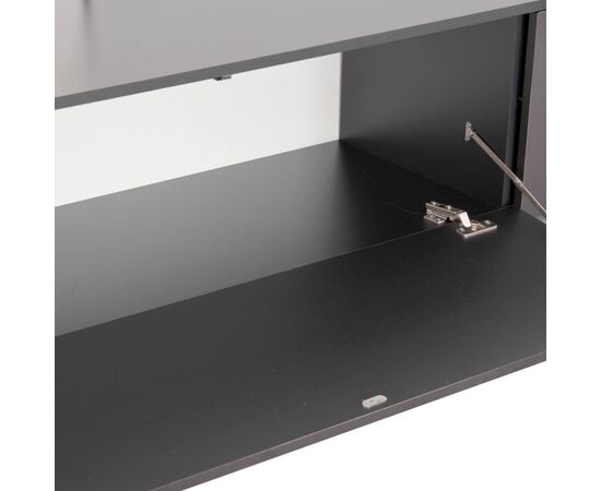 ΣΥΝΘΕΣΗ ΤΗΛΕΟΡΑΣΗΣ DORT HM18076.02 ΜΕΛΑΜΙΝΗ ΣΕ ΣΟΝΑΜΑ-ΣΚΟΥΡΟ ΓΚΡΙ 249.5x42.2x199.5Υεκ - ΕΠΙΠΛΑ ΤΗΛΕΟΡΑΣΗΣ στο Milonadakis.gr