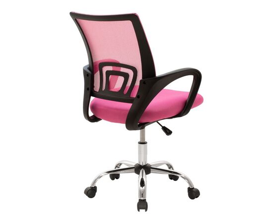 Καρέκλα γραφείου Berto II pakoworld με ανάκλιση ύφασμα mesh σε ροζ απόχρωση 60x48x85-95εκ - ΚΑΡΕΚΛΕΣ ΓΡΑΦΕΙΟΥ στο Milonadakis.gr