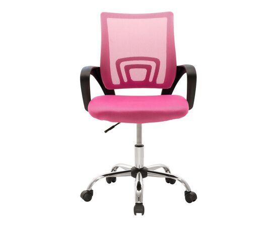 Καρέκλα γραφείου Berto II pakoworld με ανάκλιση ύφασμα mesh σε ροζ απόχρωση 60x48x85-95εκ - ΚΑΡΕΚΛΕΣ ΓΡΑΦΕΙΟΥ στο Milonadakis.gr