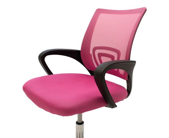 Καρέκλα γραφείου Berto II pakoworld με ανάκλιση ύφασμα mesh σε ροζ απόχρωση 60x48x85-95εκ - ΚΑΡΕΚΛΕΣ ΓΡΑΦΕΙΟΥ στο Milonadakis.gr