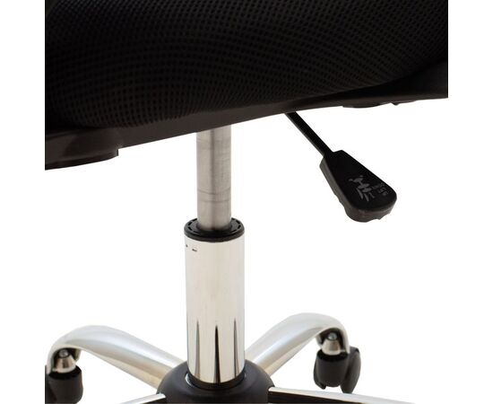 Καρέκλα γραφείου Berto II pakoworld με ανάκλιση ύφασμα mesh σε μπλε-μαύρη απόχρωση και βάση χρωμίου 60x48x85-95εκ - ΚΑΡΕΚΛΕΣ ΓΡΑΦΕΙΟΥ στο Milonadakis.gr