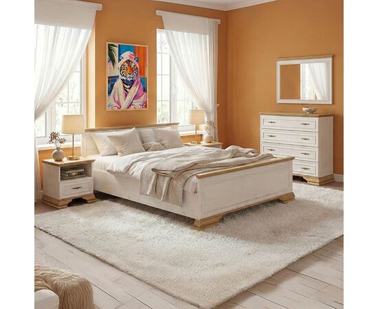 Σετ Κρεβατοκάμαρας Jaden με Κρεβάτι 160x200εκ Σετ 4τεμ - ΚΡΕΒΑΤΙΑ στο Milonadakis.gr