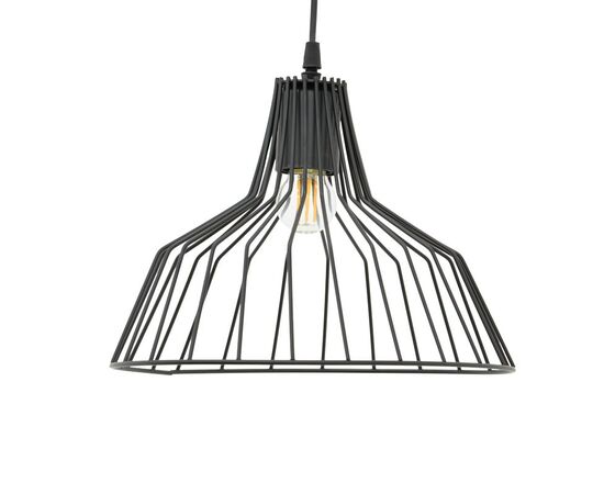 Φωτιστικό οροφής Derbea pakoworld Ε27 μέταλλο μαύρο Φ25x70εκ - ΦΩΤΙΣΤΙΚΑ ΟΡΟΦΗΣ στο Milonadakis.gr