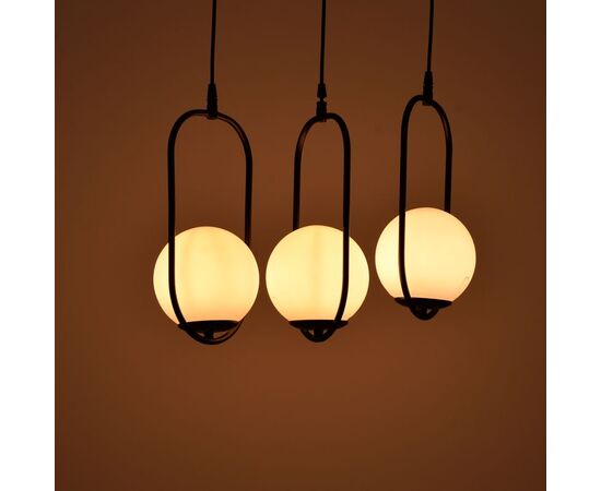 Φωτιστικό οροφής τρίφωτο Lavol pakoworld Ε27 μέταλλο μαύρο 30x3x70εκ - ΦΩΤΙΣΤΙΚΑ ΟΡΟΦΗΣ στο Milonadakis.gr