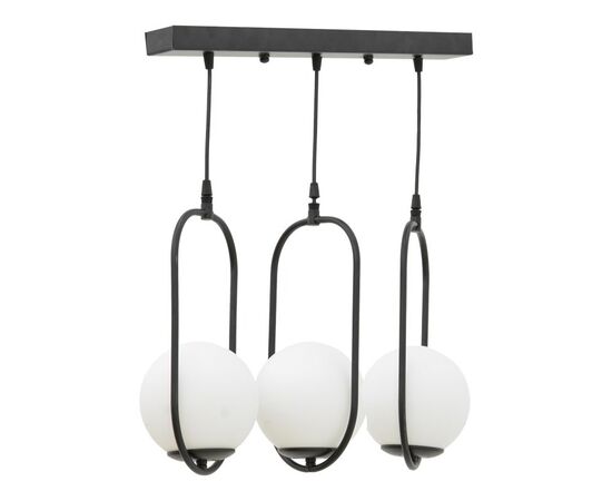 Φωτιστικό οροφής τρίφωτο Lavol pakoworld Ε27 μέταλλο μαύρο 30x3x70εκ - ΦΩΤΙΣΤΙΚΑ ΟΡΟΦΗΣ στο Milonadakis.gr