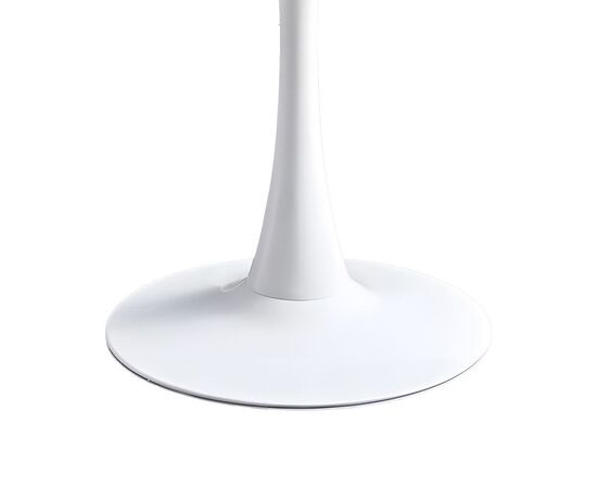 Τραπεζαρία Elijah-Gaston pakoworld σετ 3τεμ pp-pu σε taupe-λευκή απόχρωση με φυσικό πόδι Φ60x74εκ - ΤΡΑΠΕΖΑΡΙΕΣ στο Milonadakis.gr