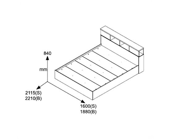 Σετ Κρεβατοκάμαρας Olympus Castillo Toro με Κρεβάτι 160x200εκ Σετ 3τεμ - ΚΡΕΒΑΤΙΑ στο Milonadakis.gr