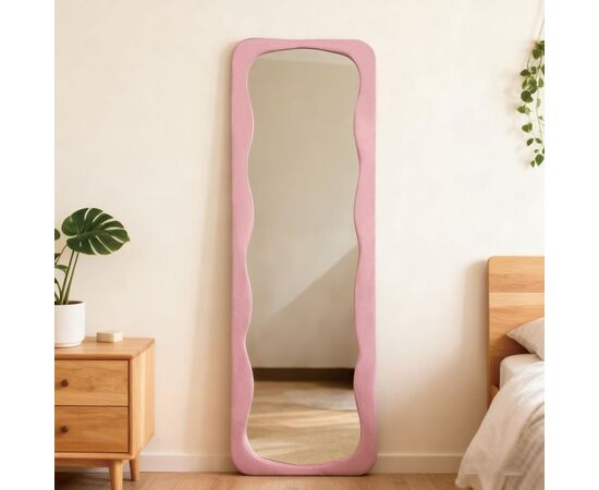 Καθρέπτης Lezour pakoworld βελούδο σε σάπιο μήλο απόχρωση 50x5x170εκ - ΚΑΘΡΕΠΤΕΣ στο Milonadakis.gr