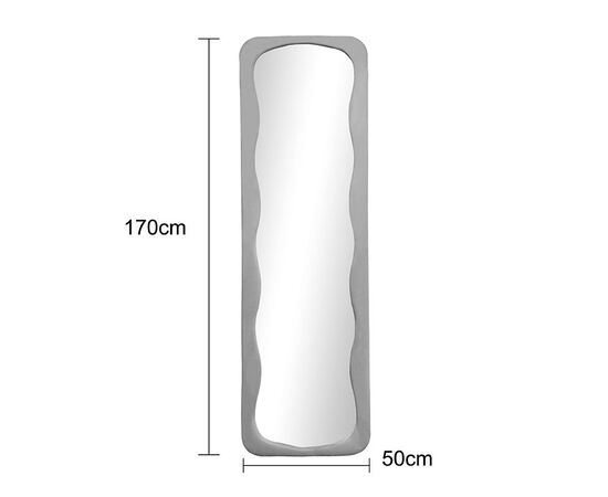 Καθρέπτης Lezour pakoworld βελούδο σε σάπιο μήλο απόχρωση 50x5x170εκ - ΚΑΘΡΕΠΤΕΣ στο Milonadakis.gr