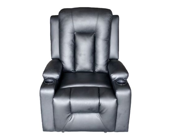 Πολυθρόνα relax Gessel pakoworld PU σε μαύρη απόχρωση 80x90x98εκ - ΚΑΡΕΚΛΕΣ - ΠΟΛΥΘΡΟΝΕΣ ΕΣ. στο Milonadakis.gr