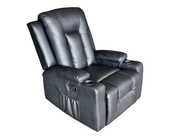 Πολυθρόνα relax Gessel pakoworld PU σε μαύρη απόχρωση 80x90x98εκ - ΚΑΡΕΚΛΕΣ - ΠΟΛΥΘΡΟΝΕΣ ΕΣ. στο Milonadakis.gr