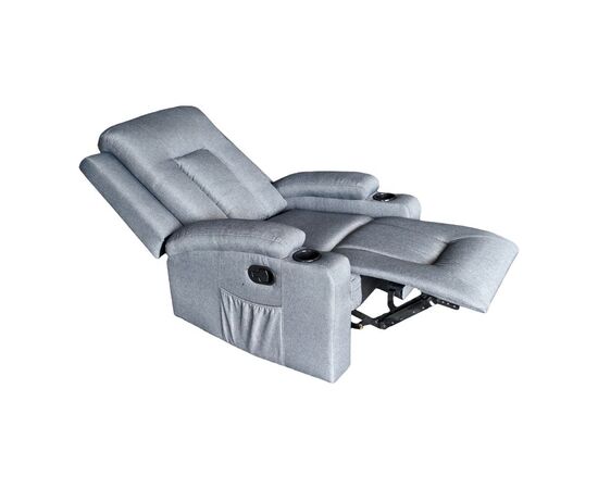 Πολυθρόνα relax Gessel pakoworld ύφασμα ανθρακί 80x90x98εκ - ΚΑΡΕΚΛΕΣ - ΠΟΛΥΘΡΟΝΕΣ ΕΣ. στο Milonadakis.gr