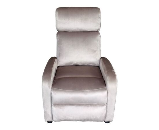 Πολυθρόνα relax Norva pakoworld βελούδο σε γκρι απόχρωση 68.5x86x100εκ - ΚΑΡΕΚΛΕΣ - ΠΟΛΥΘΡΟΝΕΣ ΕΣ. στο Milonadakis.gr