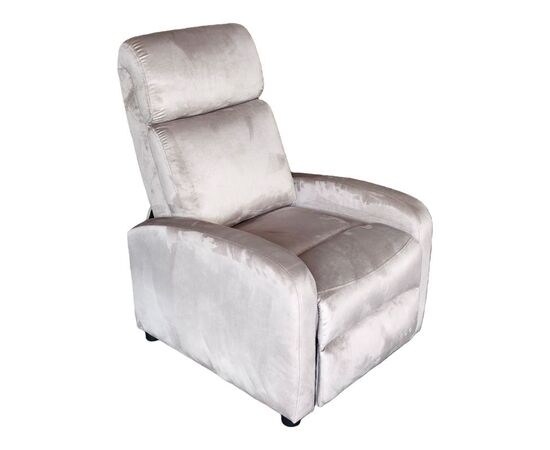 Πολυθρόνα relax Norva pakoworld βελούδο σε γκρι απόχρωση 68.5x86x100εκ - ΚΑΡΕΚΛΕΣ - ΠΟΛΥΘΡΟΝΕΣ ΕΣ. στο Milonadakis.gr