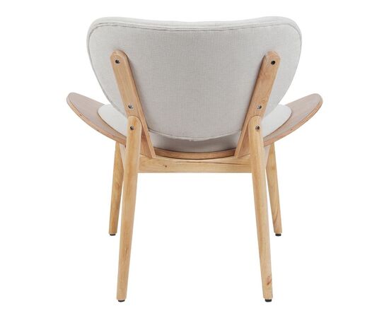 Πολυθρόνα Udalle pakoworld ξύλο σε φυσική απόχρωση με μπεζ ύφασμα 77x70x81εκ - ΚΑΡΕΚΛΕΣ - ΠΟΛΥΘΡΟΝΕΣ ΕΣ. στο Milonadakis.gr