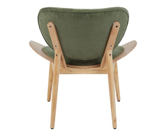 Πολυθρόνα Udalle pakoworld ξύλο σε φυσική απόχρωση με λαδί ύφασμα 77x70x81εκ - ΚΑΡΕΚΛΕΣ - ΠΟΛΥΘΡΟΝΕΣ ΕΣ. στο Milonadakis.gr