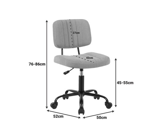 Καρέκλα γραφείου Warra pakoworld ύφασμα λαδί 50x52x76-86εκ - ΚΑΡΕΚΛΕΣ ΓΡΑΦΕΙΟΥ στο Milonadakis.gr