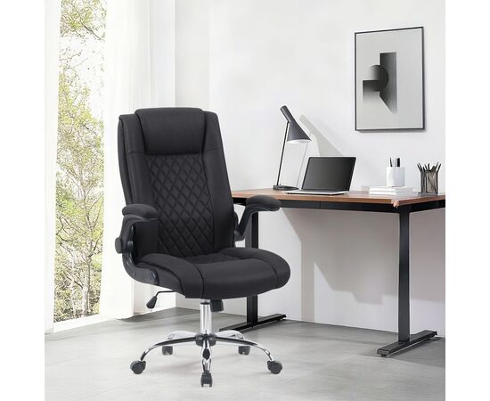 Καρέκλα γραφείου διευθυντη Kesla pakoworld PES μαύρo 65x65x113-121εκ - ΚΑΡΕΚΛΕΣ ΓΡΑΦΕΙΟΥ στο Milonadakis.gr