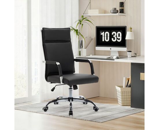 Καρέκλα γραφείου διευθυντη Mavel pakoworld PU μαύρo 55x62x100-110εκ - ΚΑΡΕΚΛΕΣ ΓΡΑΦΕΙΟΥ στο Milonadakis.gr