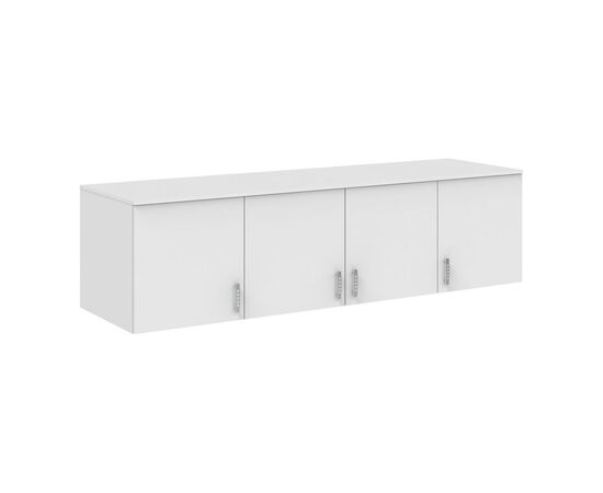 Πατάρι ντουλάπας Royal pakoworld τετράφυλλο λευκό 200x58x53εκ - ΝΤΟΥΛΑΠΕΣ στο Milonadakis.gr