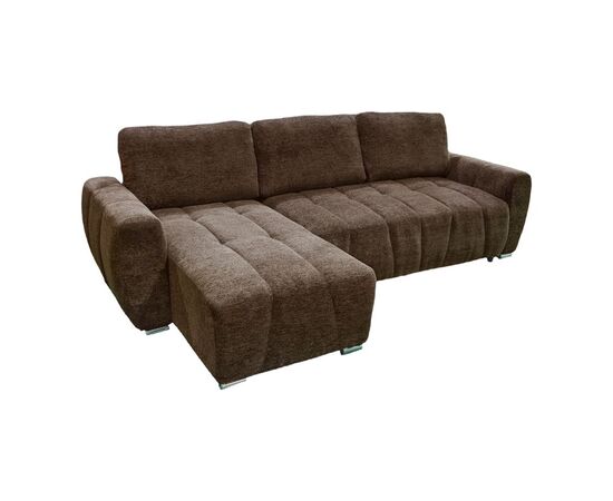 Γωνιακός αναστρέψιμος καναπές-κρεβάτι Vivad pakoworld ύφασμα σε απόχρωση σκούρο καφέ 275x164x91εκ - ΚΑΝΑΠΕΔΕΣ-ΣΑΛΟΝΙΑ στο Milonadakis.gr
