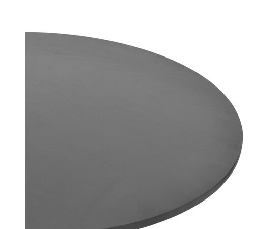 Τραπέζι σαλονιού Radiane pakoworld μασίφ ξύλο ακακίας σε μαύρη απόχρωση Φ80x40εκ - ΤΡΑΠΕΖΑΚΙΑ ΣΑΛΟΝΙΟΥ στο Milonadakis.gr