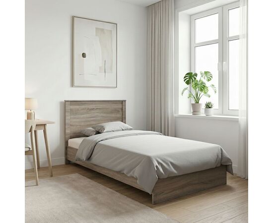 Κρεβάτι Athos pakoworld σε sonoma απόχρωση 90x190εκ - ΚΡΕΒΑΤΙΑ στο Milonadakis.gr