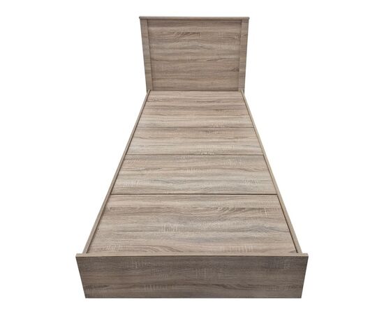 Κρεβάτι Athos pakoworld σε sonoma απόχρωση 90x190εκ - ΚΡΕΒΑΤΙΑ στο Milonadakis.gr