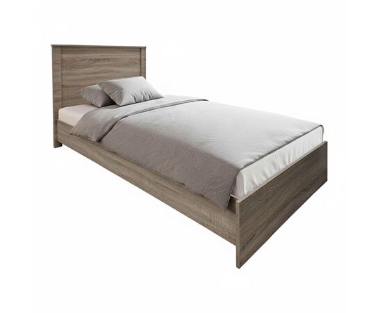 Κρεβάτι Athos pakoworld σε sonoma απόχρωση 90x190εκ - ΚΡΕΒΑΤΙΑ στο Milonadakis.gr