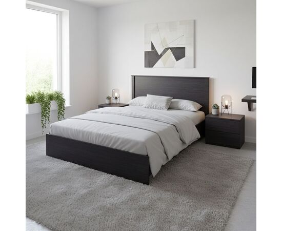 Κρεβάτι Athos pakoworld σε wenge απόχρωση 140x200εκ - ΚΡΕΒΑΤΙΑ στο Milonadakis.gr