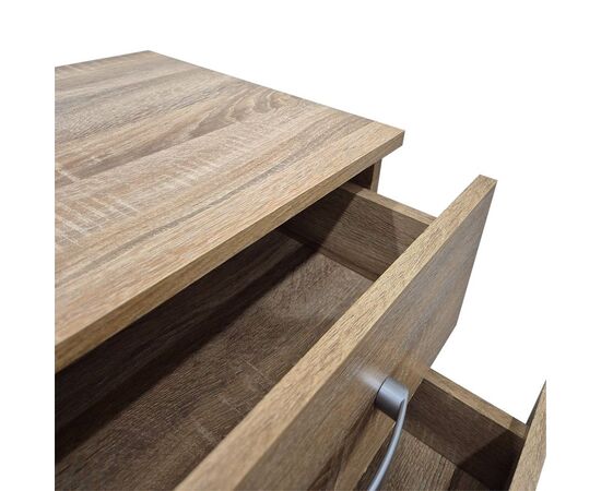 Κομοδίνο Athos pakoworld σε sonoma απόχρωση 48x40x41.5εκ - ΚΟΜΟΔΙΝΑ στο Milonadakis.gr