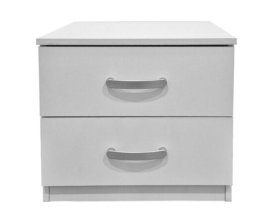 Κομοδίνο Athos pakoworld σε λευκή απόχρωση 48x40x41.5εκ - ΚΟΜΟΔΙΝΑ στο Milonadakis.gr