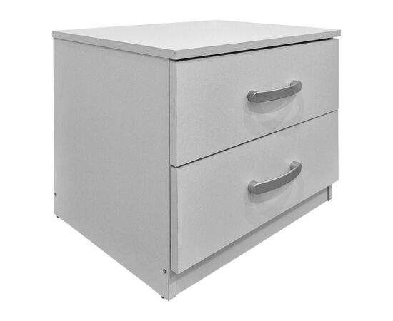 Κομοδίνο Athos pakoworld σε λευκή απόχρωση 48x40x41.5εκ - ΚΟΜΟΔΙΝΑ στο Milonadakis.gr