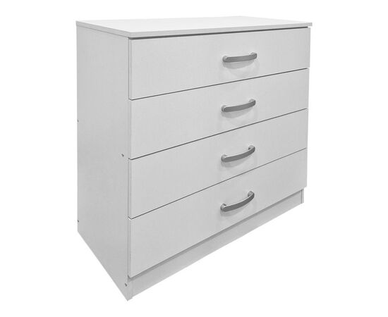 Συρταριέρα Athos pakoworld σε λευκή απόχρωση 80x40x79εκ - ΣΥΡΤΑΡΙΕΡΕΣ - ΤΟΥΑΛΕΤΕΣ στο Milonadakis.gr