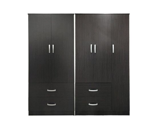 Ντουλάπα πεντάφυλλη Lego pakoworld wenge 170x42x180εκ - ΝΤΟΥΛΑΠΕΣ στο Milonadakis.gr