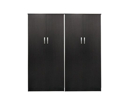 Ντουλάπα τετράφυλλη Lego Ι pakoworld wenge 160x42x180εκ - ΝΤΟΥΛΑΠΕΣ στο Milonadakis.gr