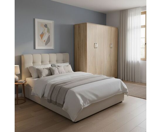 Ντουλάπα τετράφυλλη Lego Ι pakoworld sonoma 160x42x180εκ - ΝΤΟΥΛΑΠΕΣ στο Milonadakis.gr