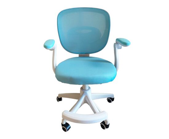 Καρέκλα γραφείου παδική Bernu pakoworld ύφασμα mesh σε σιελ απόχρωση 47x56x80-90εκ - ΚΑΡΕΚΛΕΣ ΓΡΑΦΕΙΟΥ στο Milonadakis.gr