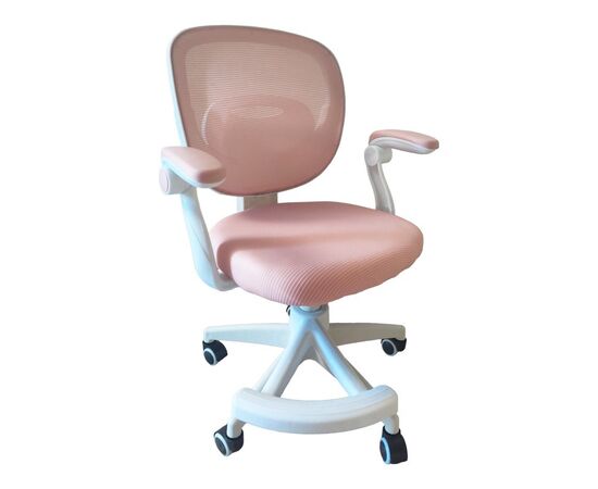 Καρέκλα γραφείου παδική Bernu pakoworld ύφασμα mesh σε ροζ απόχρωση 47x56x80-90εκ - ΚΑΡΕΚΛΕΣ ΓΡΑΦΕΙΟΥ στο Milonadakis.gr