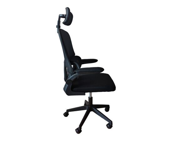 Καρέκλα γραφείου Recko pakoworld ύφασμα mesh σε μαύρη απόχρωση 56x62x116-125εκ - ΚΑΡΕΚΛΕΣ ΓΡΑΦΕΙΟΥ στο Milonadakis.gr