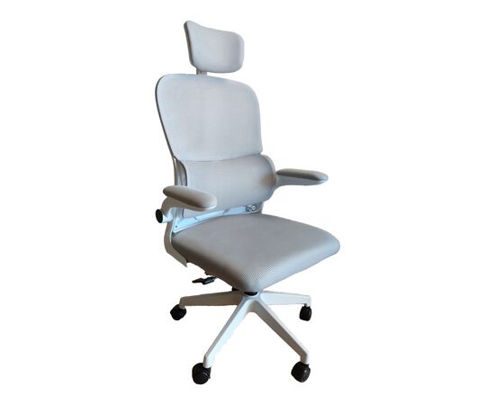 Καρέκλα γραφείου Recko pakoworld ύφασμα mesh σε γκρι απόχρωση 56x62x116-125εκ - ΚΑΡΕΚΛΕΣ ΓΡΑΦΕΙΟΥ στο Milonadakis.gr