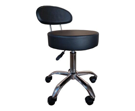 Σκαμπό γραφείου-εργασίας τροχήλατο με πλάτη Tebere pakoworld pu σε μαύρη απόχρωση 35x35x65-77εκ - ΚΑΡΕΚΛΕΣ ΓΡΑΦΕΙΟΥ στο Milonadakis.gr