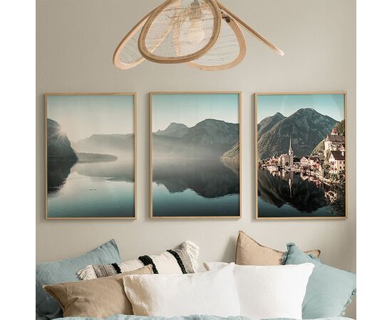 Πίνακας Vynelle pakoworld τρίπτυχος με ψηφιακή εκτύπωση και πλαίσιο 33x1.5x48εκ - ΠΙΝΑΚΕΣ στο Milonadakis.gr