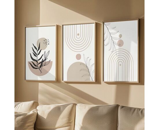 Πίνακας Solyre pakoworld τρίπτυχος με ψηφιακή εκτύπωση και πλαίσιο 33x1.5x48εκ - ΠΙΝΑΚΕΣ στο Milonadakis.gr